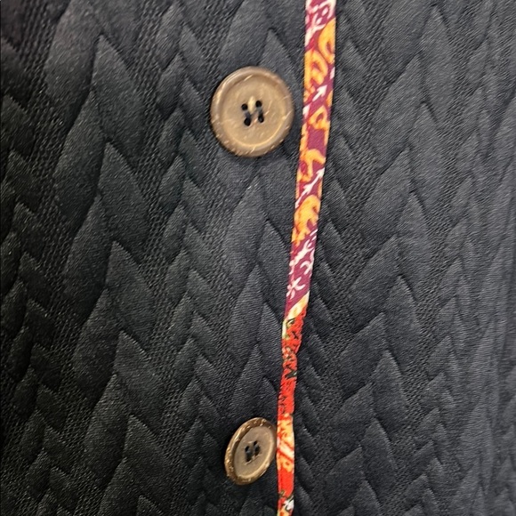 BloomChic Red and Blue Utility Jacket with Hood - Picture 6 of 8